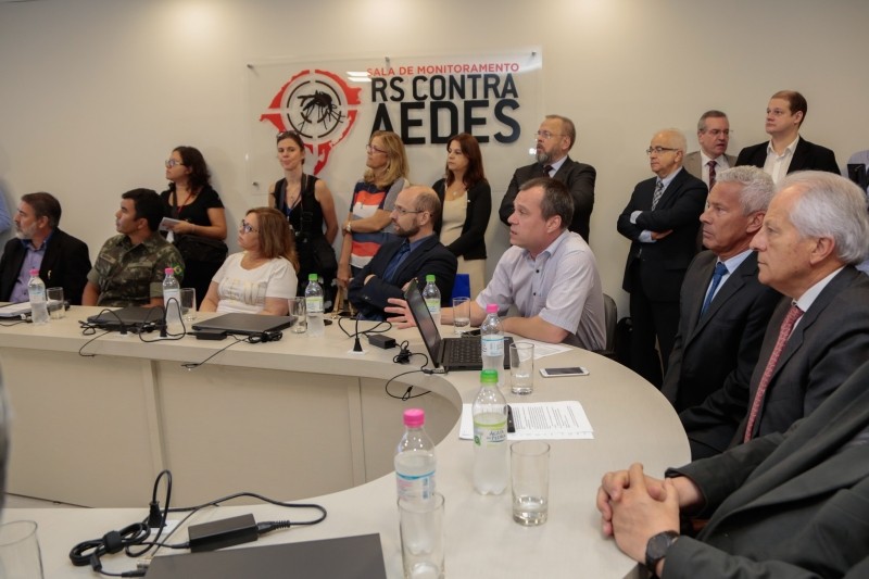 RS inaugura sala de monitoramento para o combate ao mosquito Aedes aegypti
