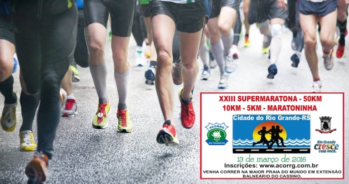 Acorrg e Prefeitura promovem 23ª Supermaratona dia 13 de março