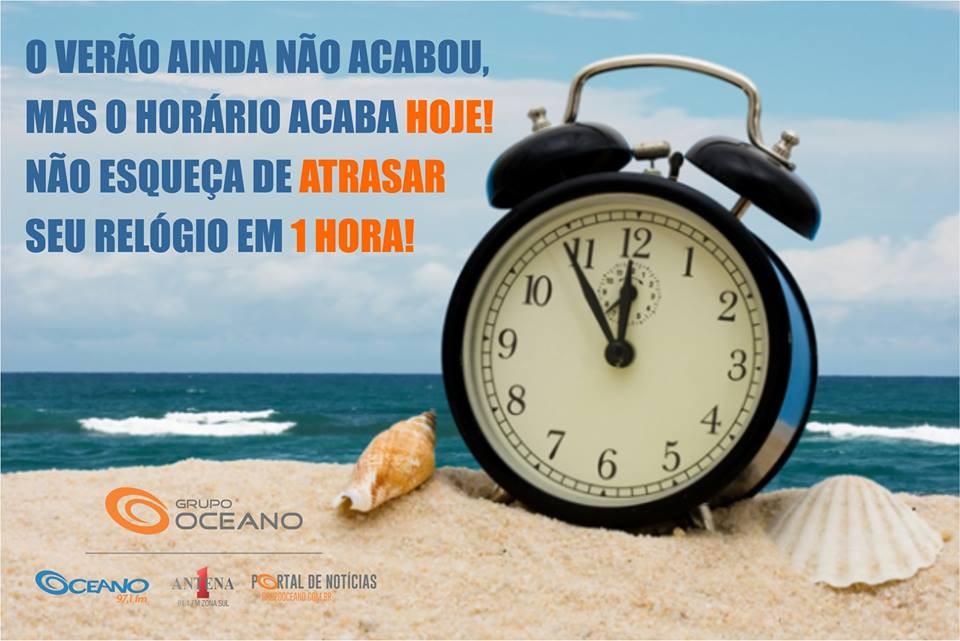 Horário de Verão encerra a 00h deste domingo