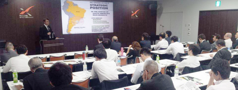 Na Ásia, Fábio Branco palestra para empresários japoneses