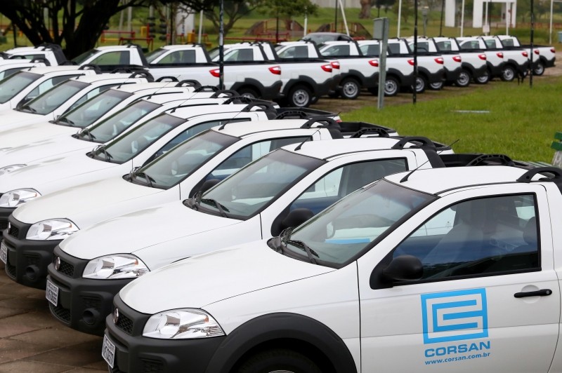 Mais de mil veículos da Corsan substituídos vão beneficiar 267 municípios