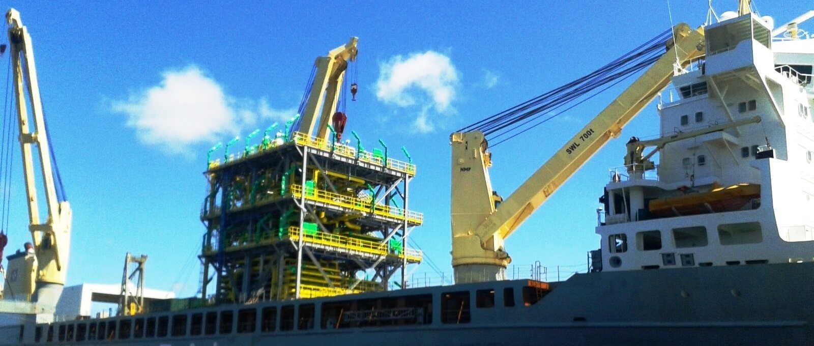 Setor Naval se reanima com chegada de peças para as plataformas