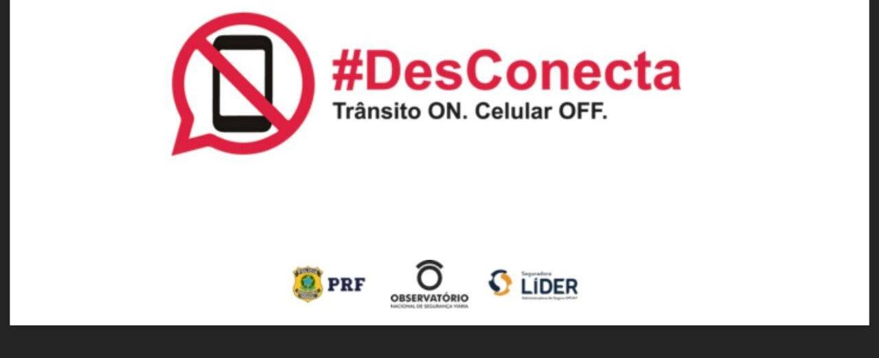 PRF e ONSV lançam campanha sobre risco do uso celular ao volante