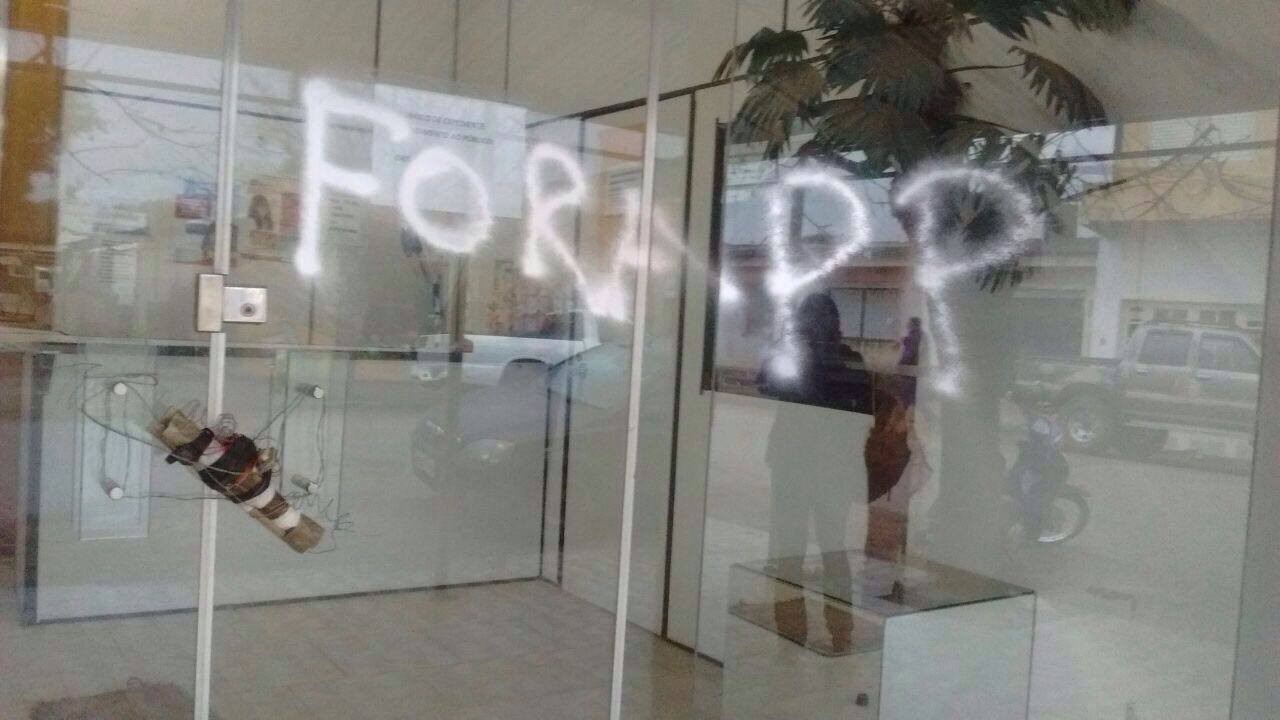 Suposta bomba é colocada na porta da Prefeitura do Chuí