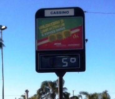 Relógio Termômetro Digital da Avenida Rio Grande no Cassino é reativado