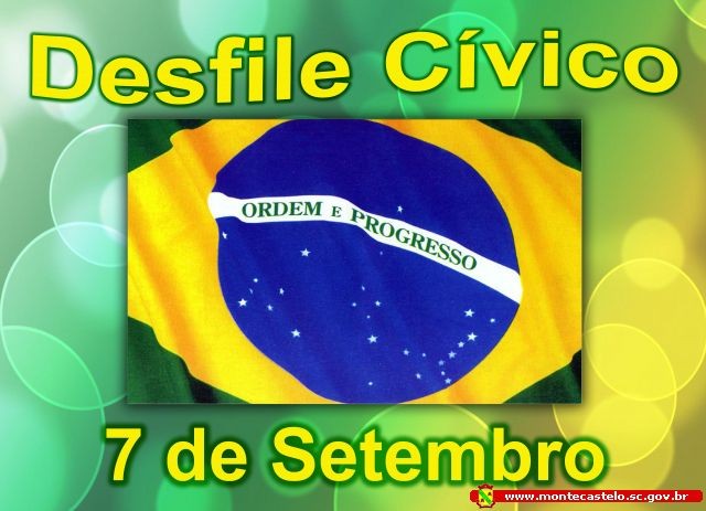 Desfile escolar alusivo à Independência acontece no sábado 