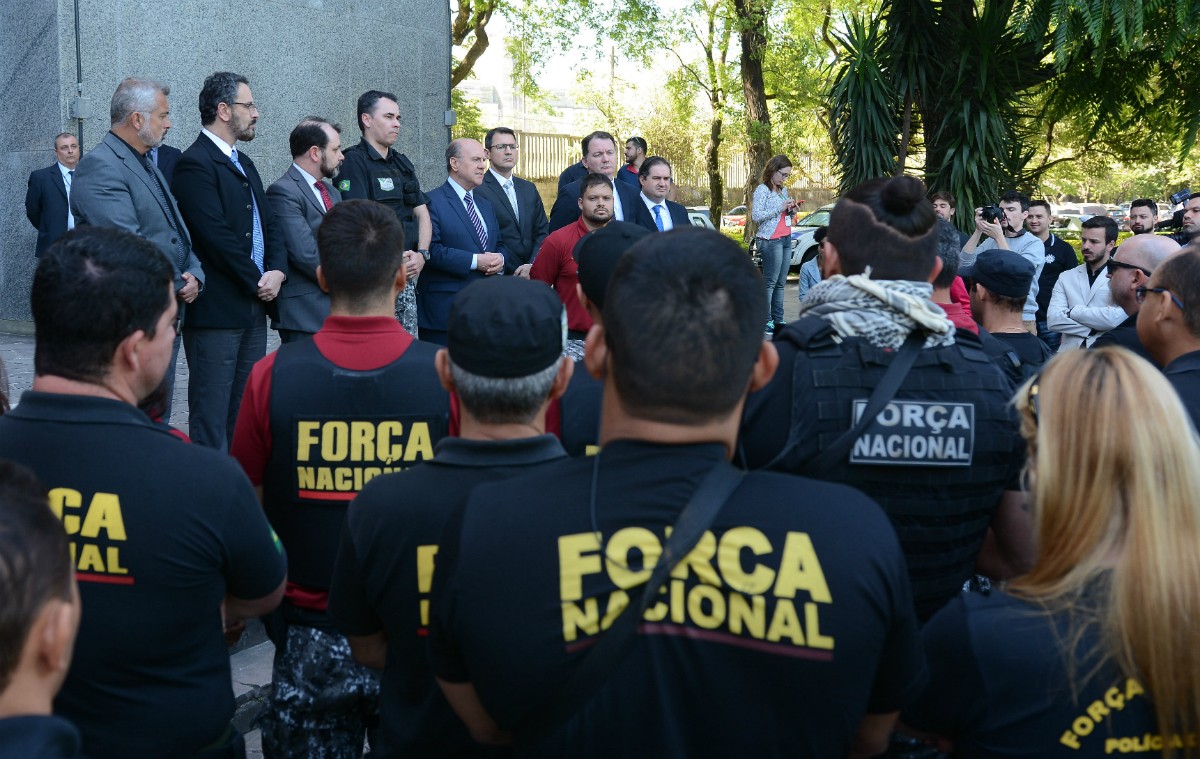Reforço da Força Nacional de Segurança Pública chega à capital