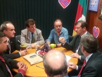 Comitiva para defesa do Polo Naval se reuniu com coordenação da Bancada Gaúcha em Brasília