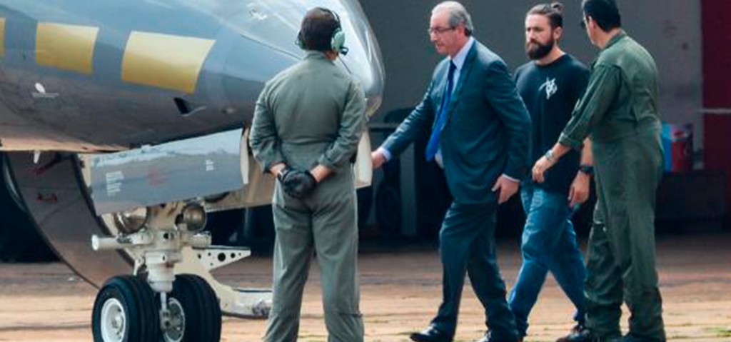 Eduardo Cunha é preso pela PF em Brasília e levado para Curitiba