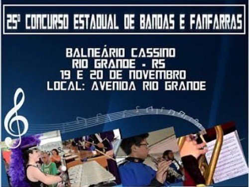 Campeonato Gaúcho de Bandas e Fanfarras movimentará o Balneário Cassino