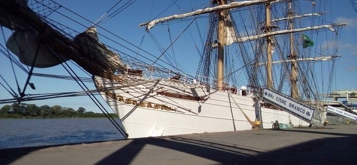 Navio-Veleiro Cisne Branco ficará aberto à visitação neste fim de semana
