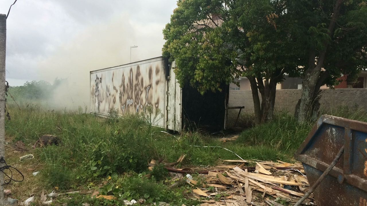 Incêndio chamou atenção na Presidente Vargas