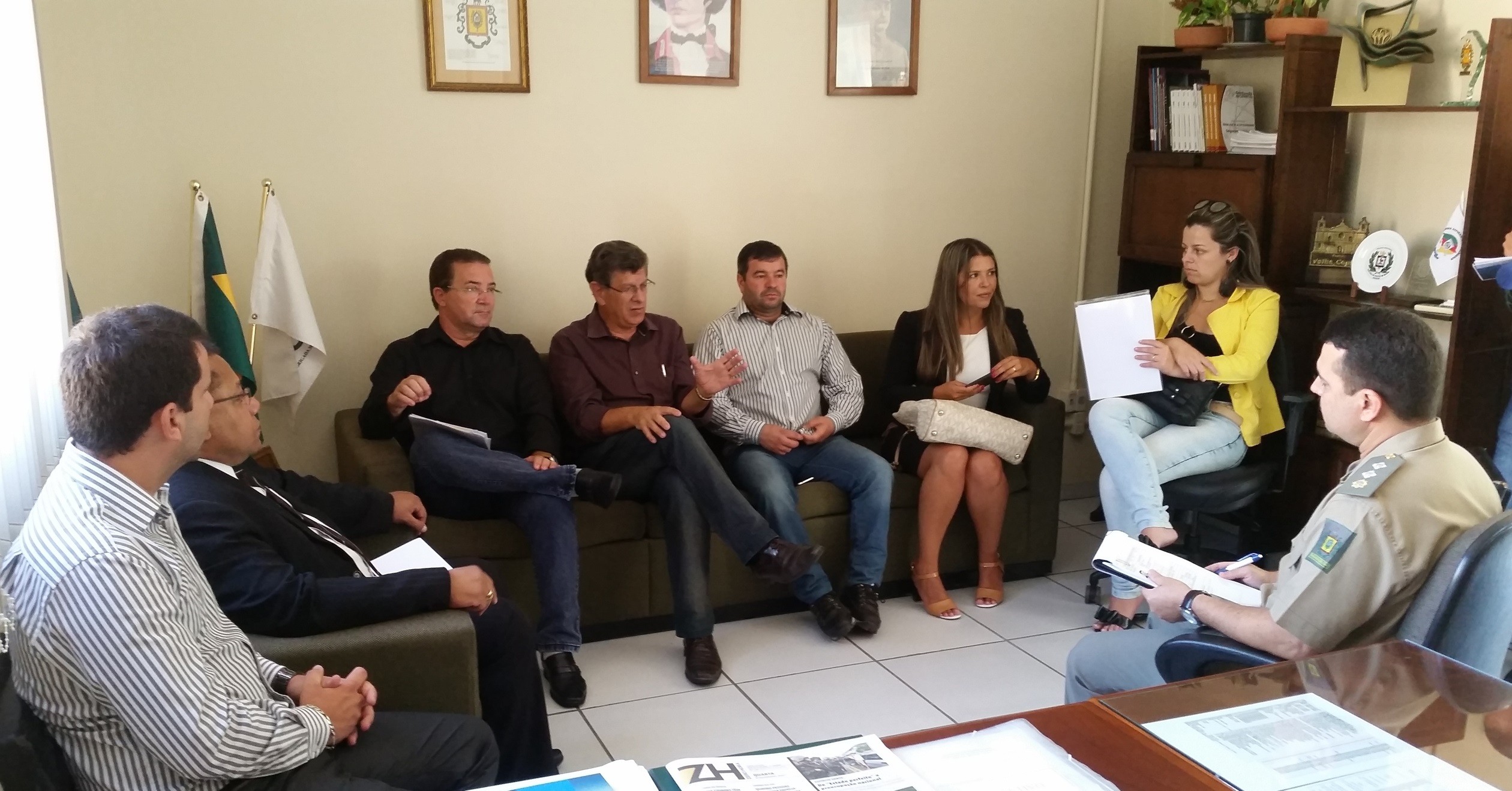 Segurança do interior de Rio Grande foi pauta em reunião com o comando da BM