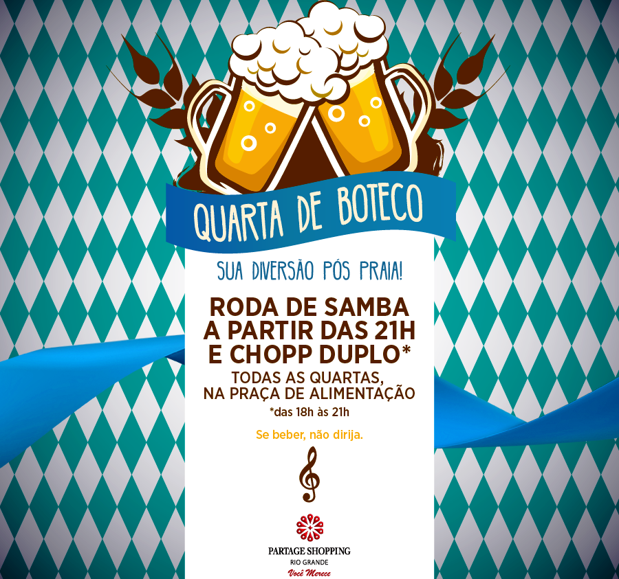 Samba de raiz promete agitar as quartas-feiras no Partage Shopping Rio Grande