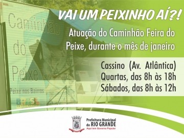 Caminhão do Peixe atuará no Cassino durante o mês de janeiro
