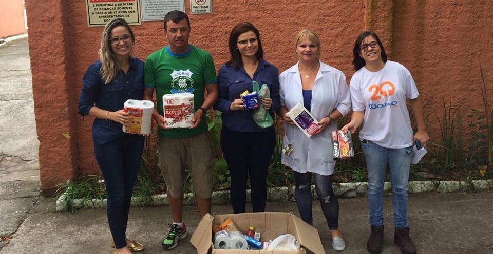 Hospital Psquiátrico recebe produtos de higiêne do Grupo Oceano
