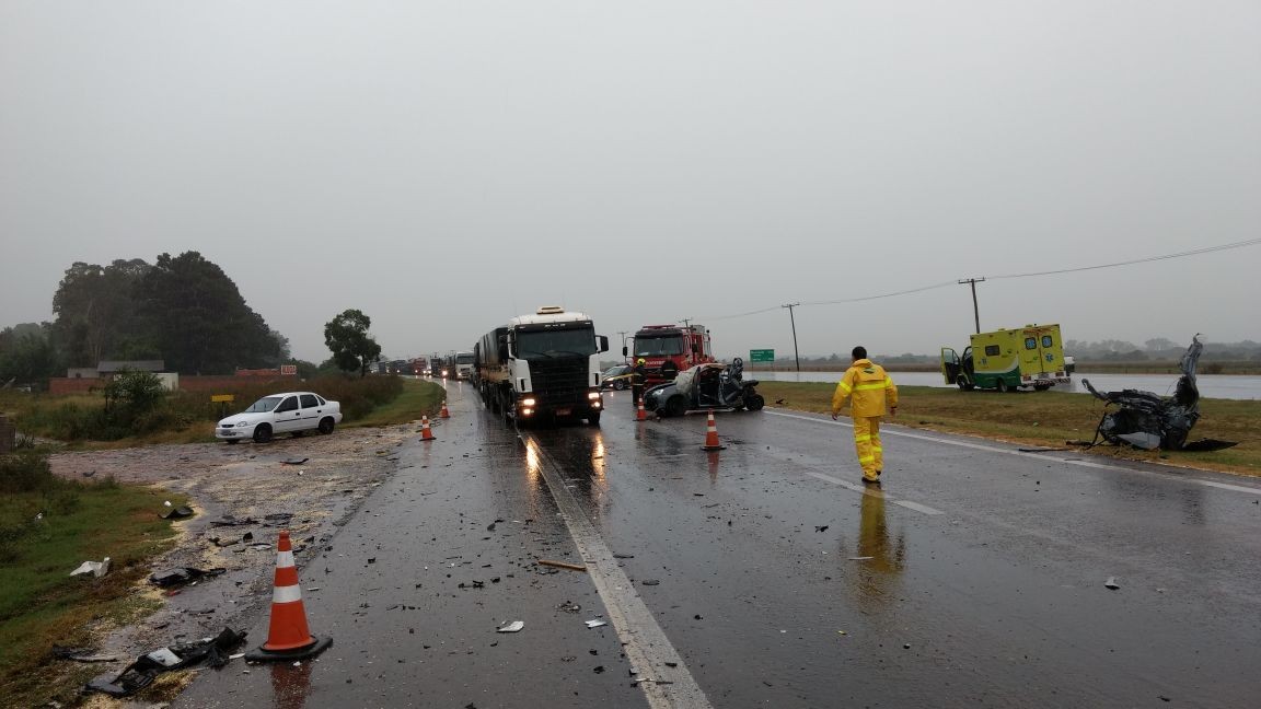 Criança de três anos morre em acidente na BR-392 em Rio Grande