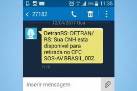 Detran/RS avisa pelo celular quando CNH está disponível para retirada no CFC