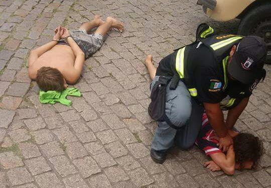 Perseguição e prisões no Centro do Rio Grande