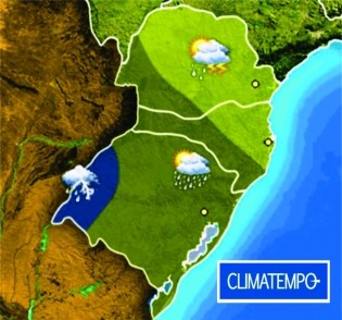 Estado deve ter chuvas entre sexta-feira e sábado
