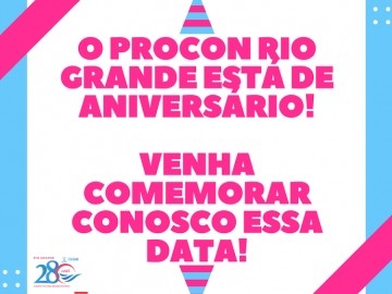 Procon Rio Grande promoverá tarde de ações pelo seu aniversário