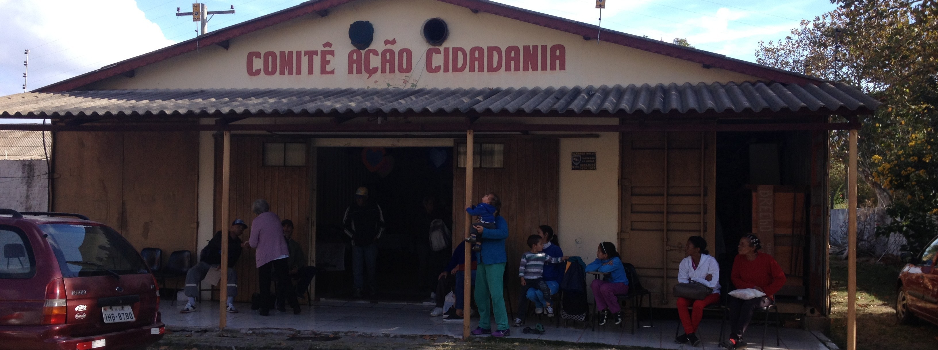 Comitê de Ação e  Cidadania se recupera após sequência de danos e furtos