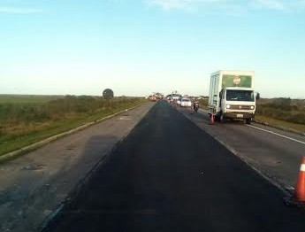 BR-392 no trecho da barra passa por reparos
