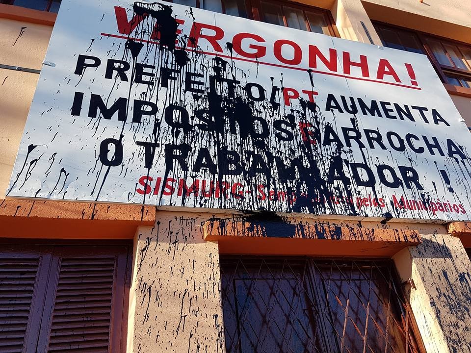 SISMURG prepara nova manifestação mesmo após vandalismo