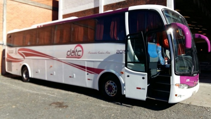 Ônibus roxo e rosa do DATC passará a circular a partir de agosto