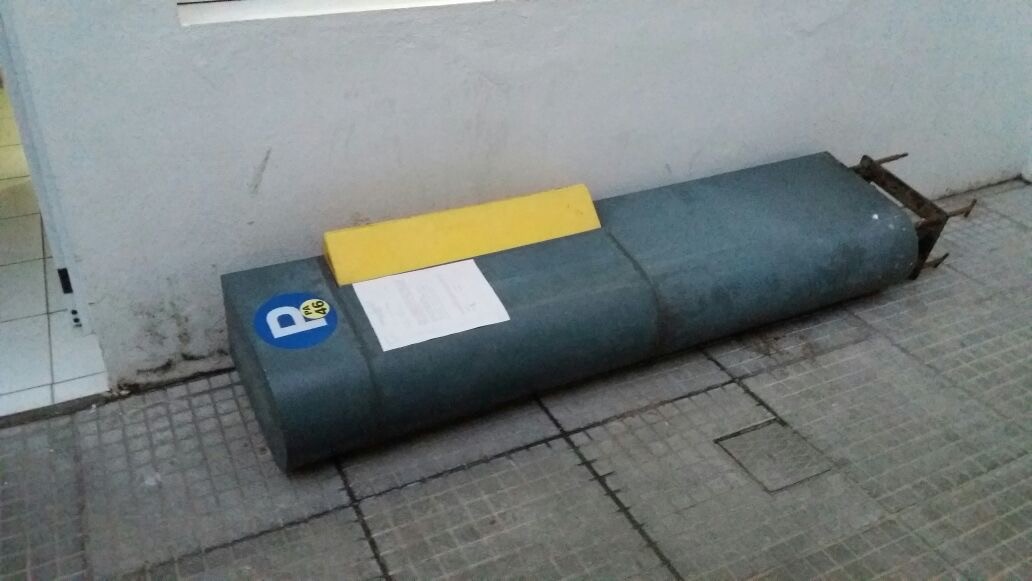 Homem é preso após furtar parquímetro