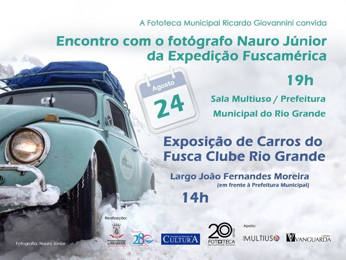 Encontro com Nauro Jr. e Exposição de Fuscas acontecem na próxima quinta-feira