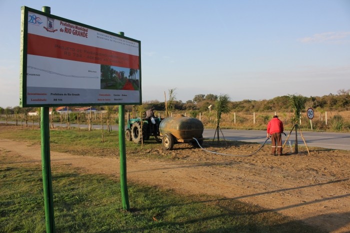 Projeto de Arborização e Paisagismo da ERS 734 de acesso ao Cassino é finalizado