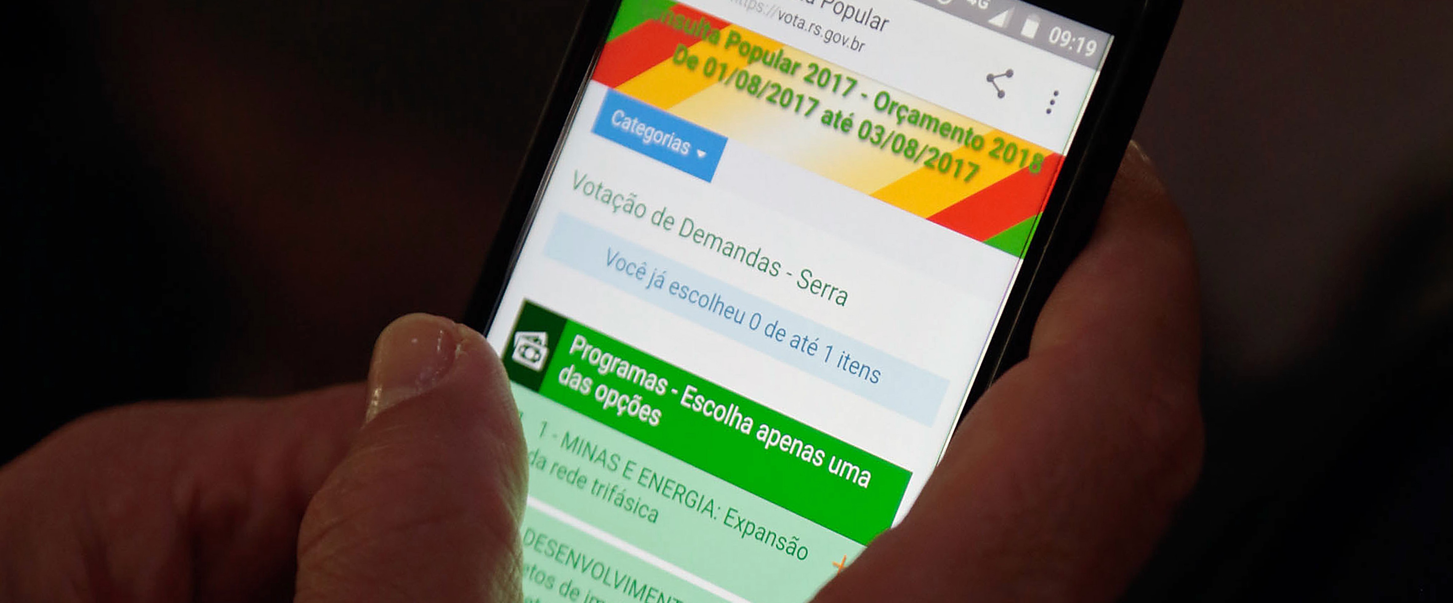 Apuração parcial registra maior votação digital da Consulta Popular