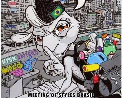 Divulgado os selecionados para Encontro Internacional de Graffiti Meeting of Styles Brasil