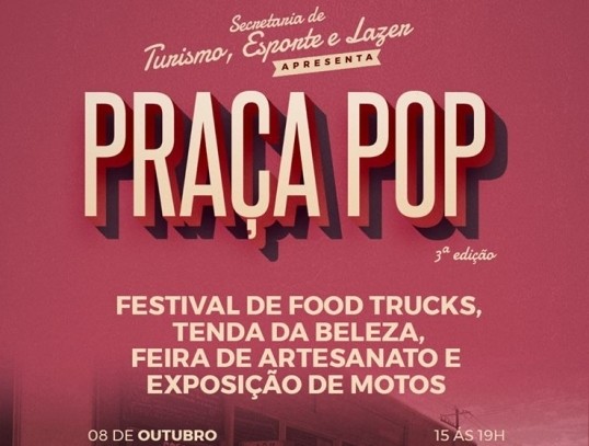 3º Praça Pop será pelo Outubro Rosa no final de semana