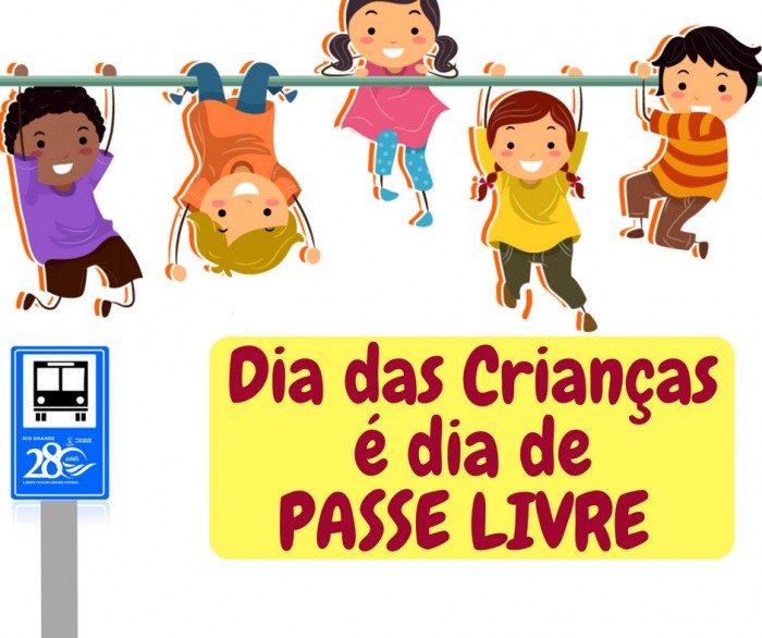 Dia das Criança terá Passe Livre em Rio Grande