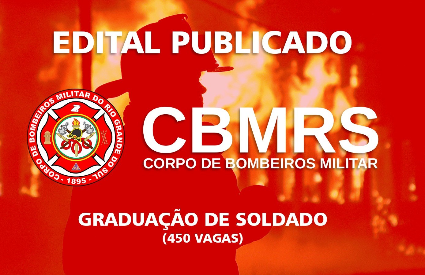 Corpo de Bombeiros recebe inscrições para concurso no RS