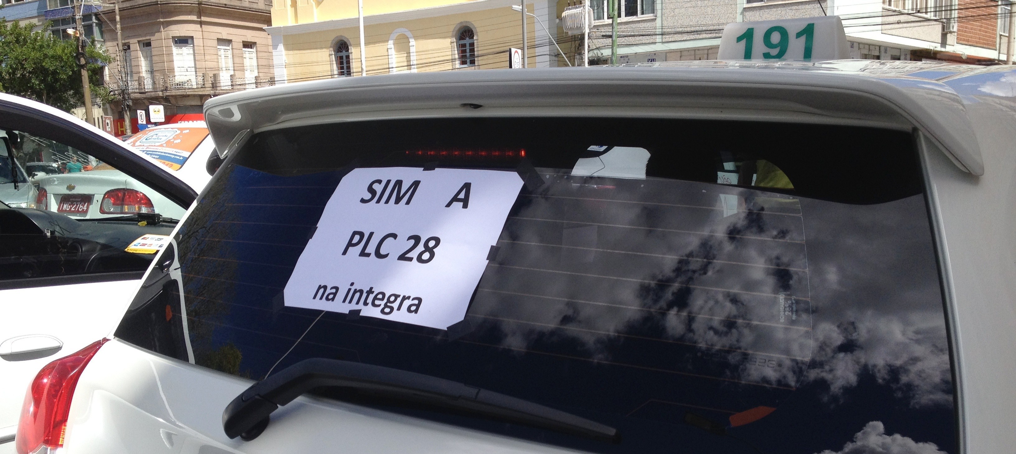 Taxistas pedem aprovação do PL 028 em Rio Grande