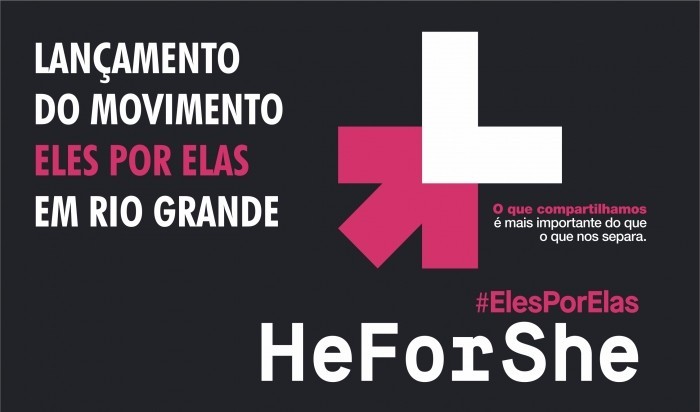Prefeitura e FURG lançam o Movimento "Eles Por Elas" em Rio Grande na próxima semana