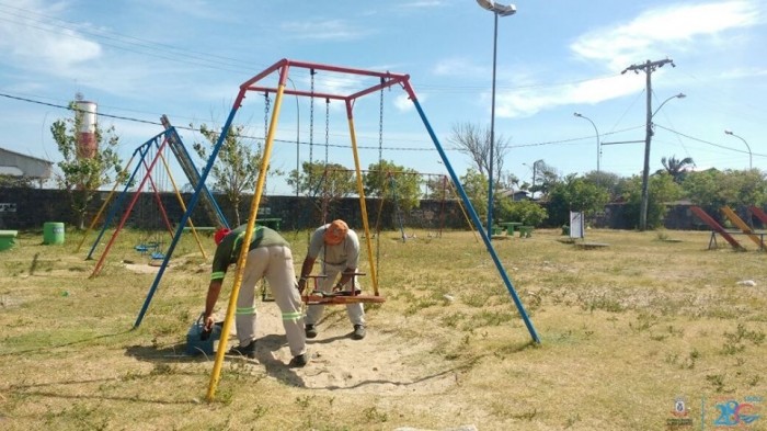 Campanha Cidade Limpa realiza manutenção em praças do Município