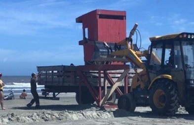 Recuperados mirantes na Praia do Cassino