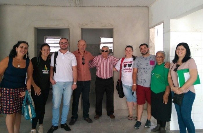 Obra de ampliação da UBSF Povo Novo recebe vistorias