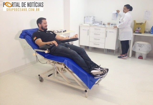 Policiais Civis doam sangue em Rio Grande