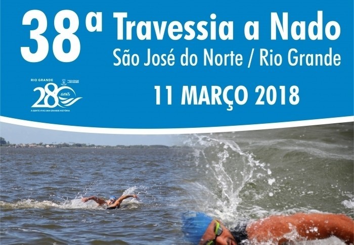 Inscrições para a 38ª Travessia a Nado São José do Norte/Rio Grande estão abertas até fevereiro