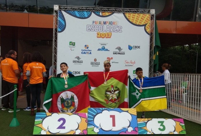 Alunos de Rio Grande são medalhistas de ouro, prata e bronze nas Paralimpíadas Escolares