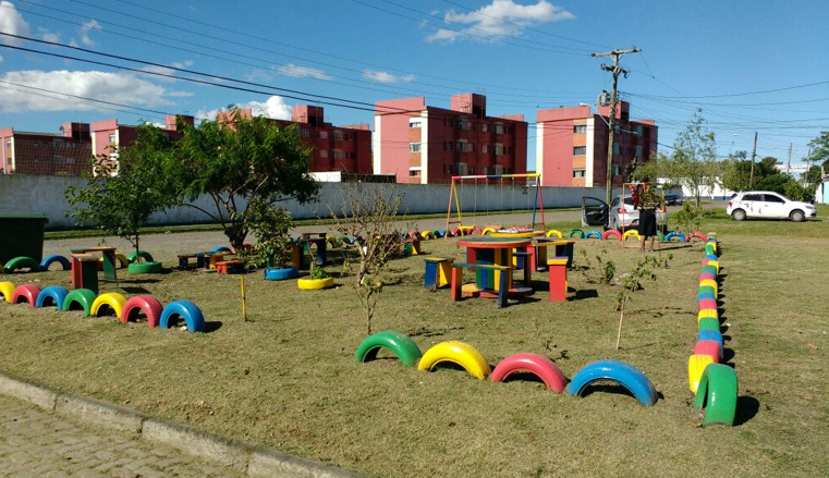 Vila Militar ganha praça de lazer 