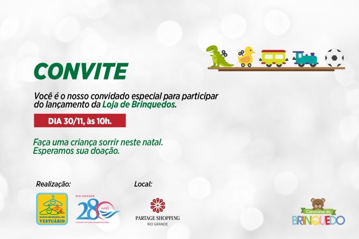 Prefeitura e Partage Shopping lançam "Loja de Brinquedos"