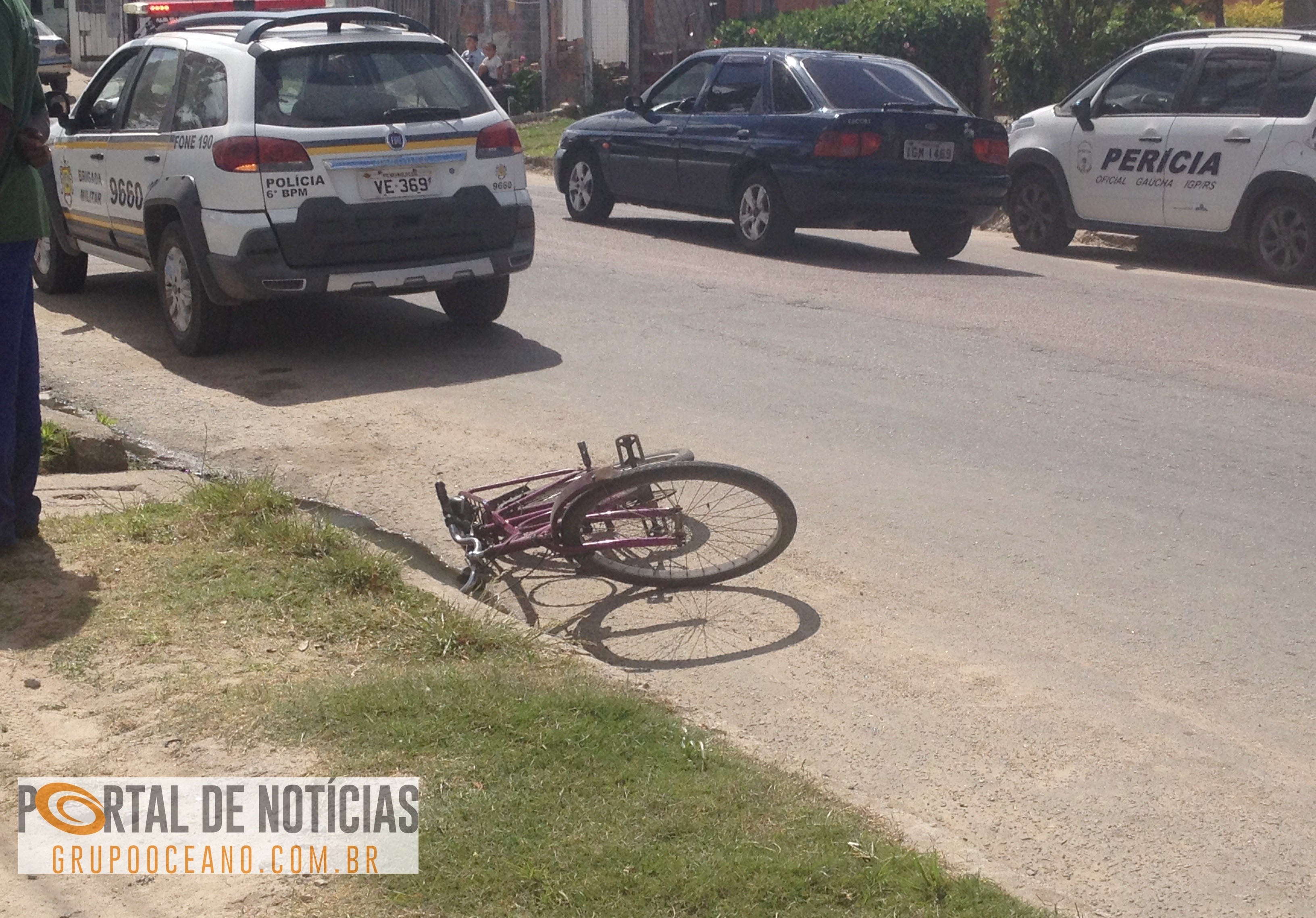 Ciclista morre após colisão com carroça