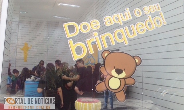 Partage inaugura espaço para arrecadação de brinquedos