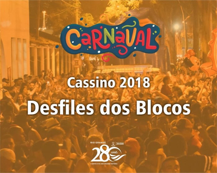 Prefeitura divulga programação do desfile de blocos no Cassino